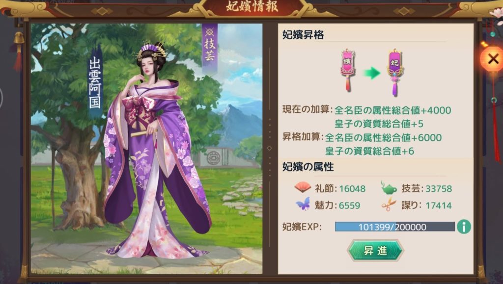 妃嬪昇格