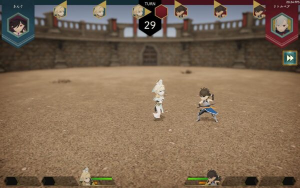 【オーバークォーツ】アリーナ 戦闘